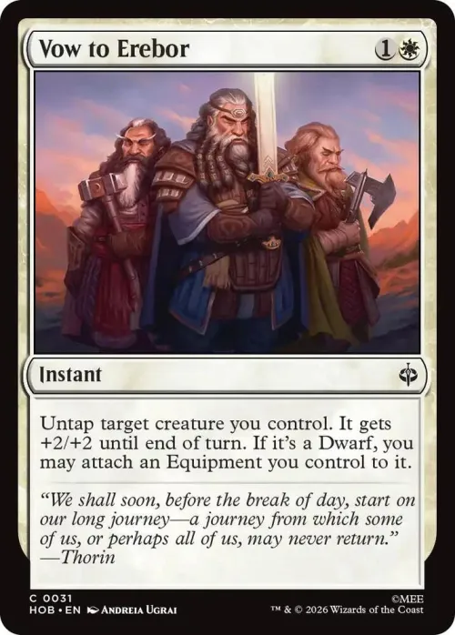 Vow to Erebor - Foil