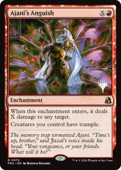 Ajani's Anguish - Foil