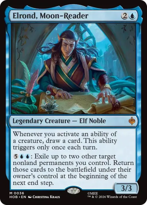 Elrond, Moon-Reader - Foil