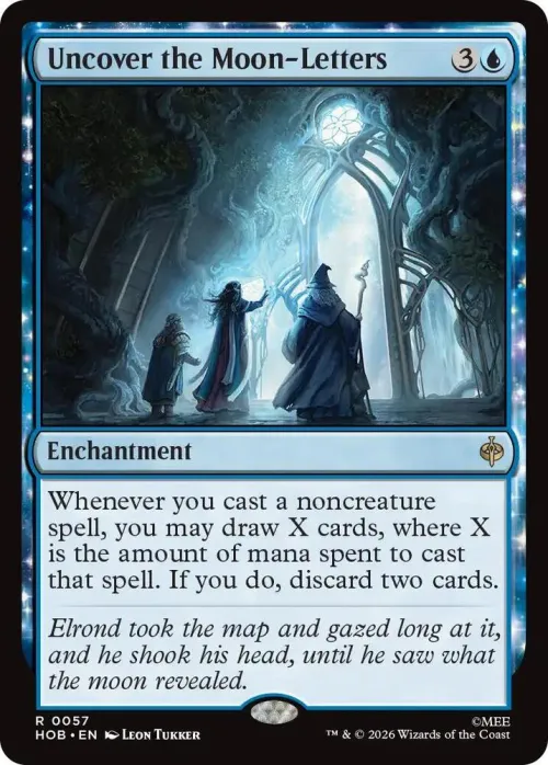 Uncover the Moon-Letters - Foil