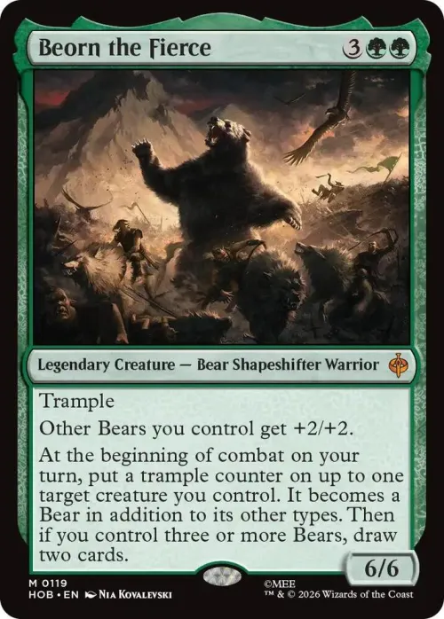 Beorn the Fierce - Foil