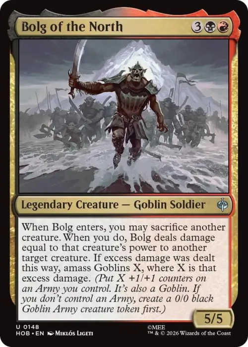Bolg of the North - Foil