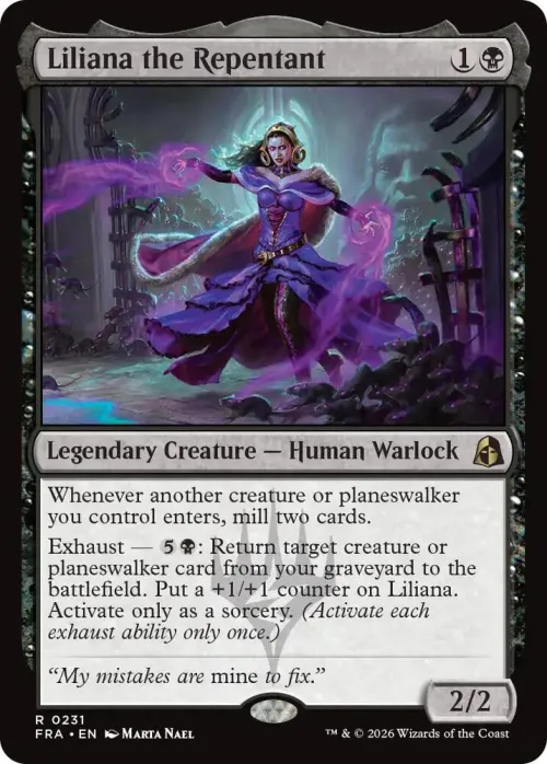 Liliana the Repentant - Foil