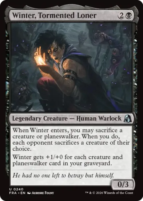 Winter, Tormented Loner - Foil