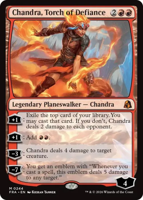 Chandra, Torch of Defiance - Foil
