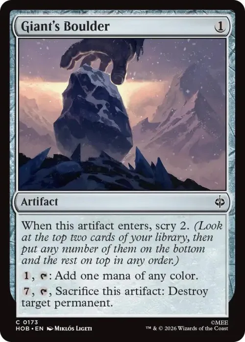 Giant's Boulder - Foil