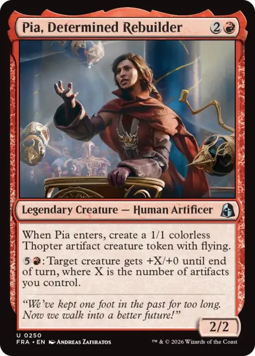 Pia, Determined Rebuilder - Foil