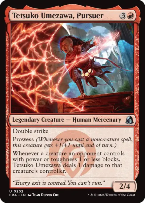Tetsuko Umezawa, Pursuer - Foil