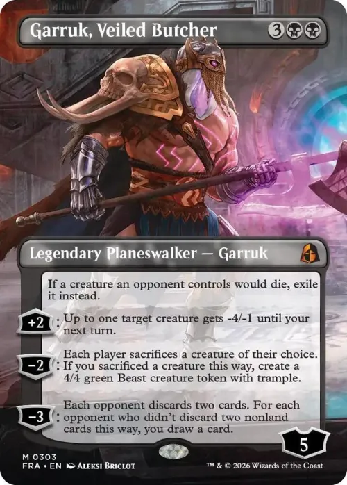 Garruk, Veiled Butcher - Foil