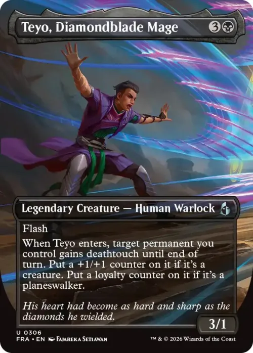 Teyo, Diamondblade Mage - Foil