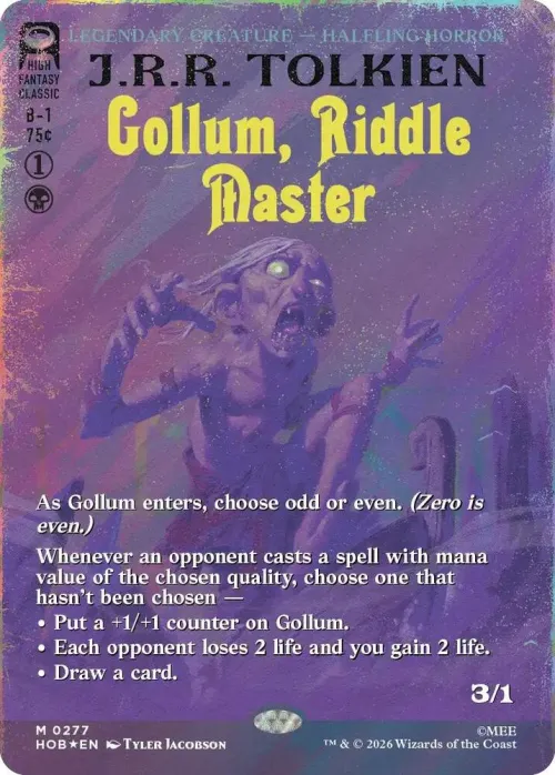Gollum, Riddle Master