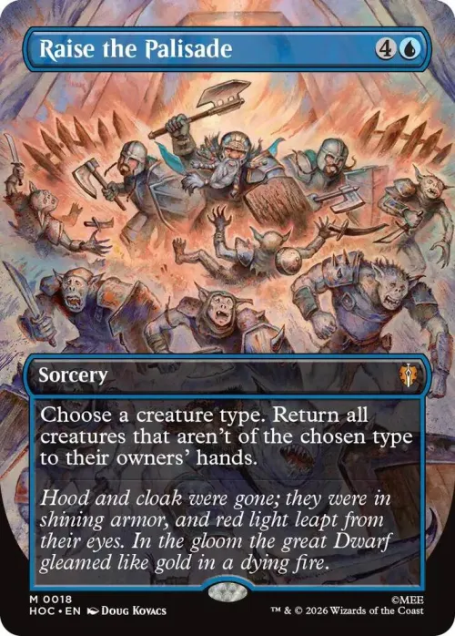 Raise the Palisade - Foil