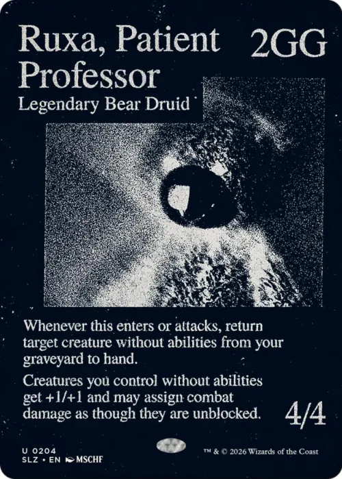 Ruxa, Patient Professor