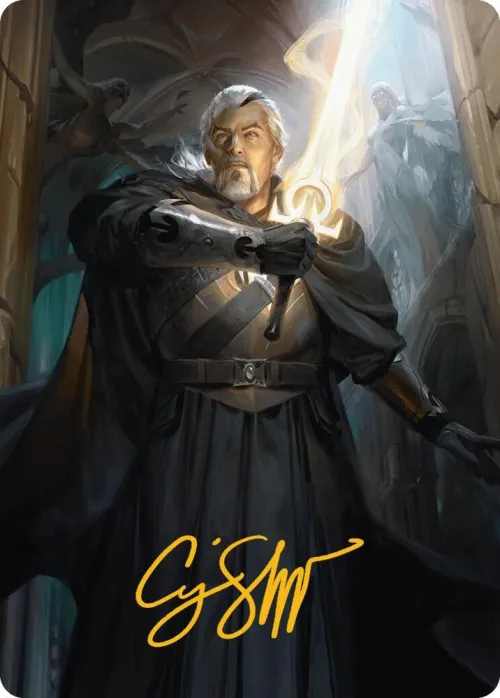 Odric, Lunarch Marshal Art Card - Gold Stamped Signature
