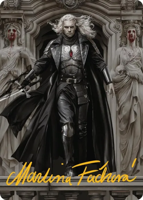 Sorin, Imperious Bloodlord Art Card - Gold Stamped Signature