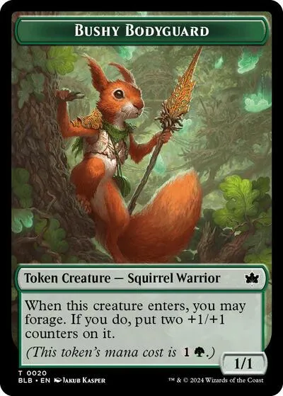 Bushy Bodyguard Token - Normal Bushy Bodyguard Token