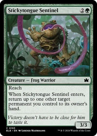 Stickytongue Sentinel - Foil