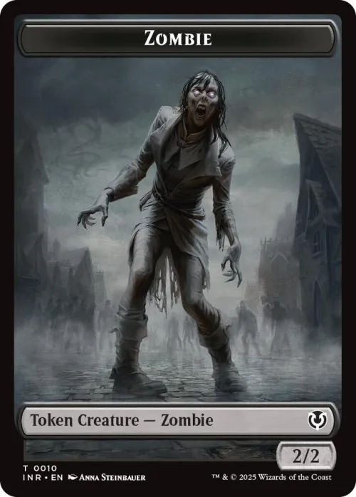Zombie (0010) // Blood Double-Sided Token - Foil