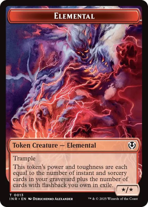 Elemental // Human (0014) Double-Sided Token - Foil