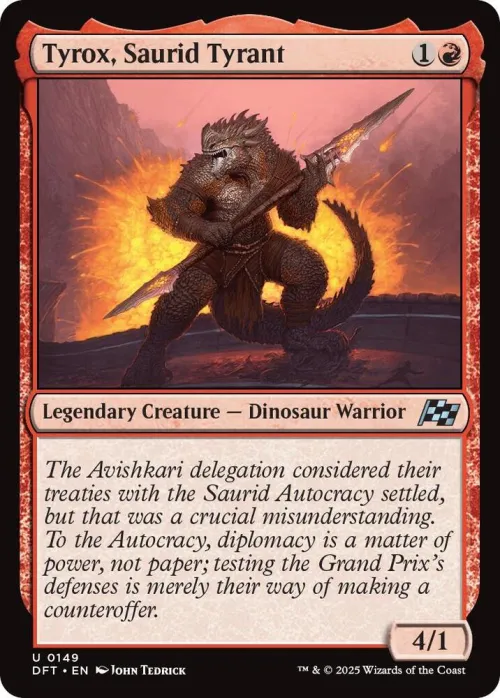 Tyrox, Saurid Tyrant - Foil