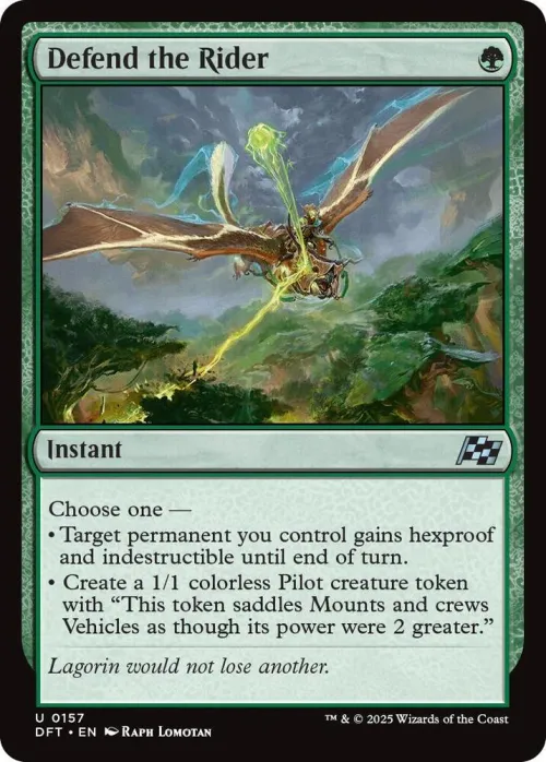 Defend the Rider - Foil