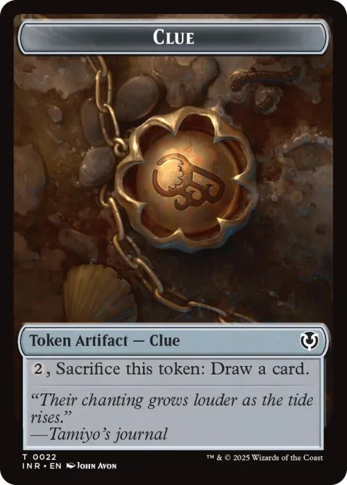 Clue // Eldrazi Horror Double-Sided Token - Foil
