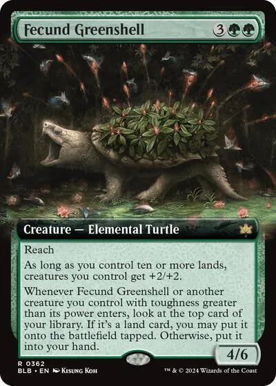 Fecund Greenshell - Foil