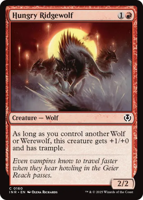 Hungry Ridgewolf - Foil