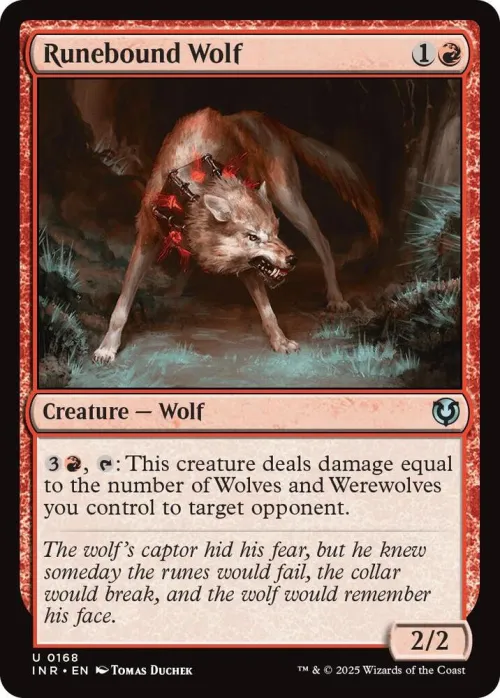 Runebound Wolf - Foil