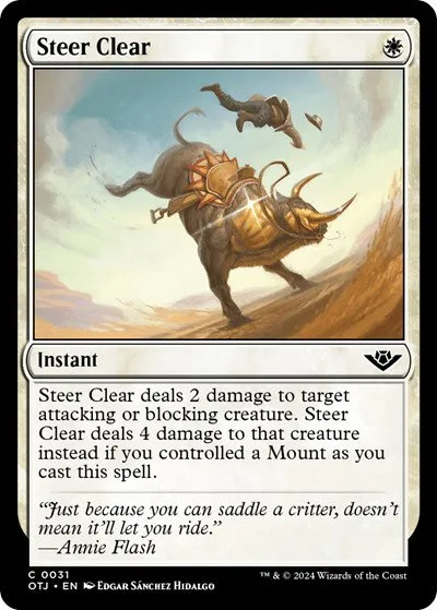 Steer Clear - Foil
