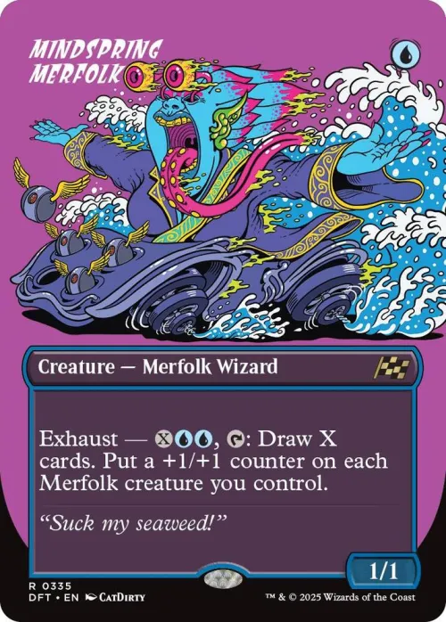 Mindspring Merfolk - Foil