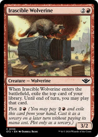 Irascible Wolverine - Foil