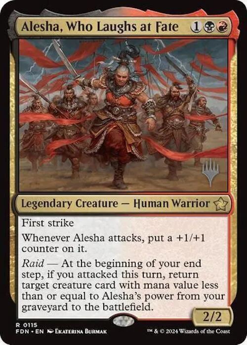 Alesha, Who Laughs at Fate - Foil Alesha Who Laughs At Fate