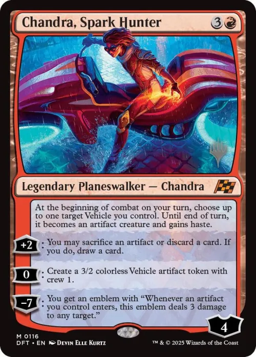 Chandra, Spark Hunter - Foil Chandra Spark Hunter