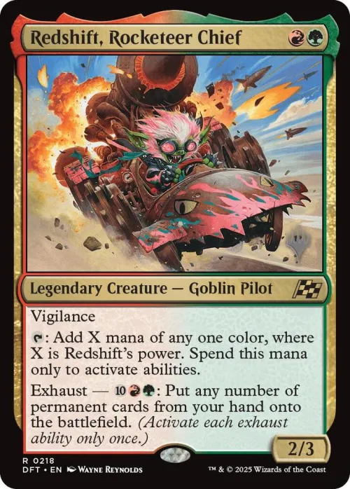 Redshift, Rocketeer Chief