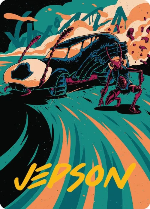 Carrion Cruiser Art Card - Gold Stamped Signature