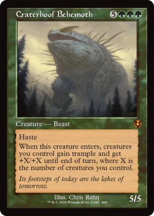 Craterhoof Behemoth - Foil