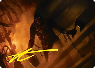 Boilerbilges Ripper Art Card - Gold Stamped Signature