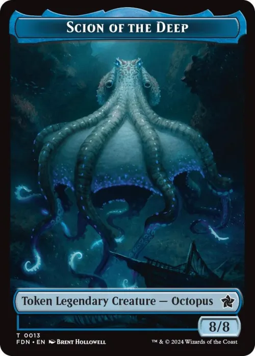 Scion of the Deep // Koma's Coil Doubled-Sided Token - Foil