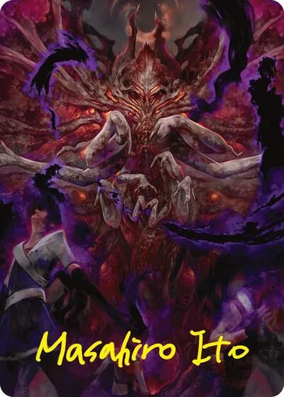 Damnation Art Card - Gold Stamped Signature