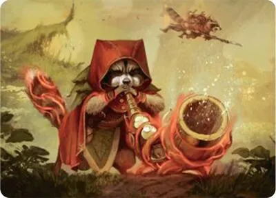 Raccoon Rallier Art Card