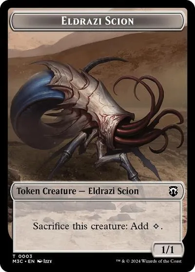 Eldrazi Scion (Ripple Foil) // Eldrazi Spawn Double-Sided Token - Ripple Foil