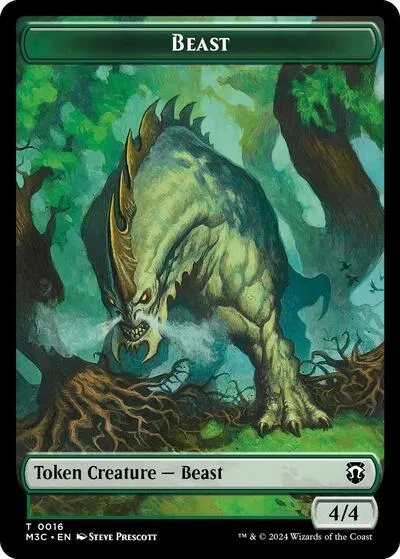 Beast (0016) // Copy Double-Sided Token