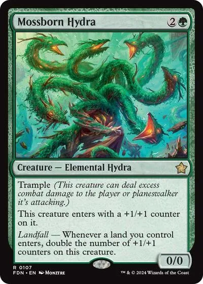 Mossborn Hydra - Foil