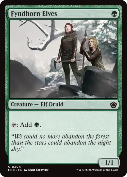 Fyndhorn Elves