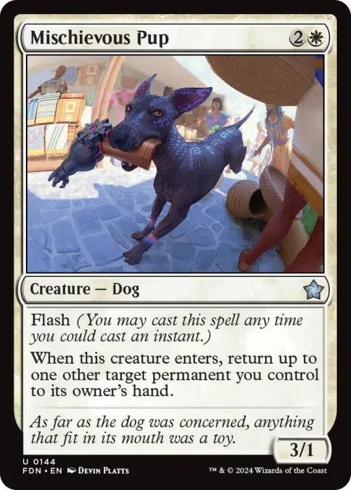 Mischievous Pup - Foil