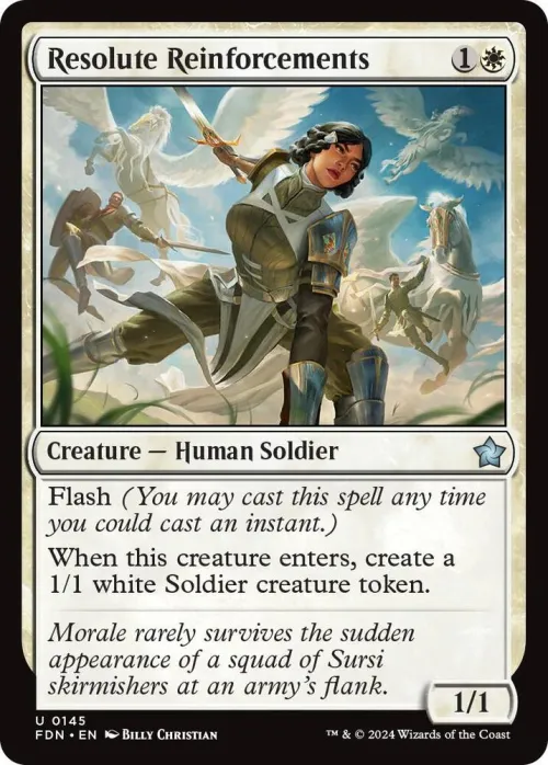 Resolute Reinforcements - Foil