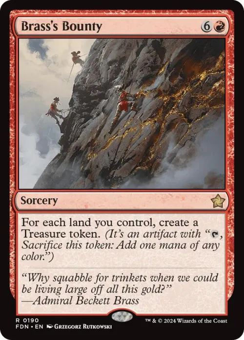 Brass's Bounty - Foil