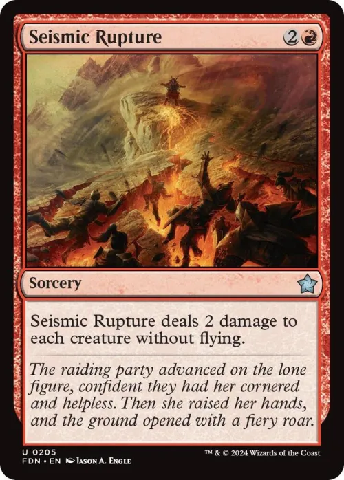 Seismic Rupture - Foil