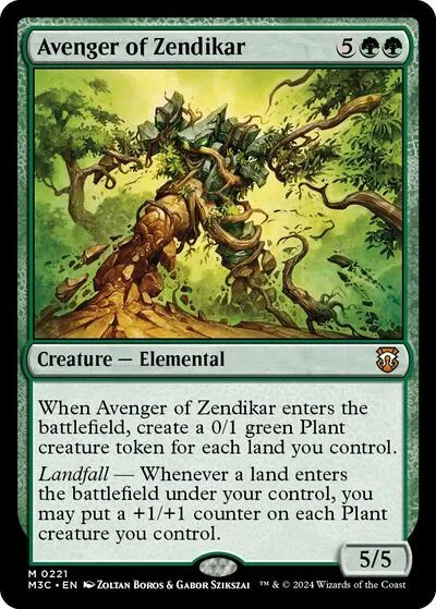 Avenger of Zendikar - Ripple Foil
